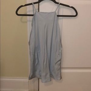 Revolve: Sky Blue, Silk tank top. New with tags!